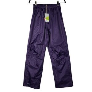 Mountain Warehouse Waterproof Over Pants Youth 13 Purple Ski Snowboard NWT